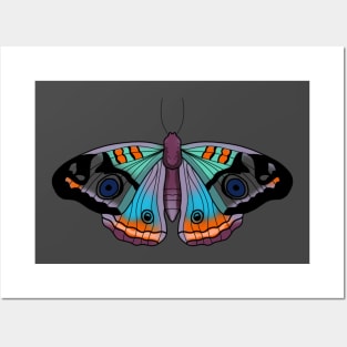 Glorious Moth with eyes cute gift Posters and Art